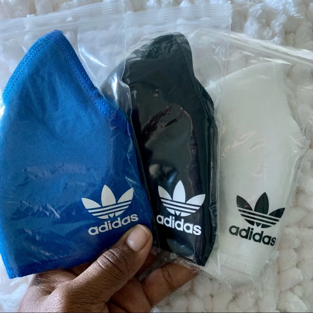 Unisex Adidas Face Cover 💙🖤🤍